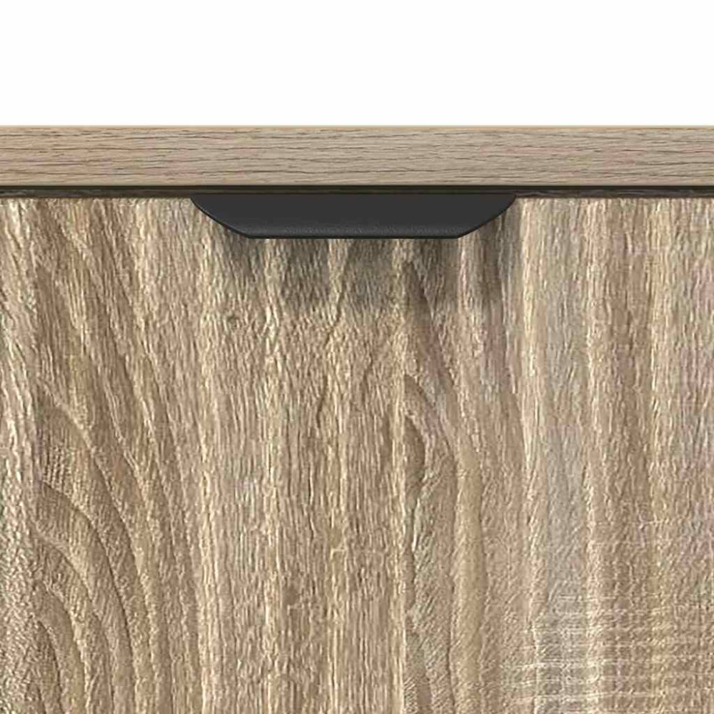 Produktbild för Sängbord med låda Sonoma ek 63.5 x 36 x 61 cm Konstruerat trä