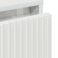 Produktbild för Sängbord Vit högglans 63.5 x 36 x 61 cm Konstruerat trä