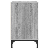 Produktbild för Sängbord med låda Grå sonoma 63.5 x 36 x 61 cm Konstruerat trä