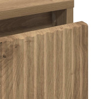 Produktbild för Sängbord med låda artisan ek 63.5 x 36 x 61 cm Konstruerat trä