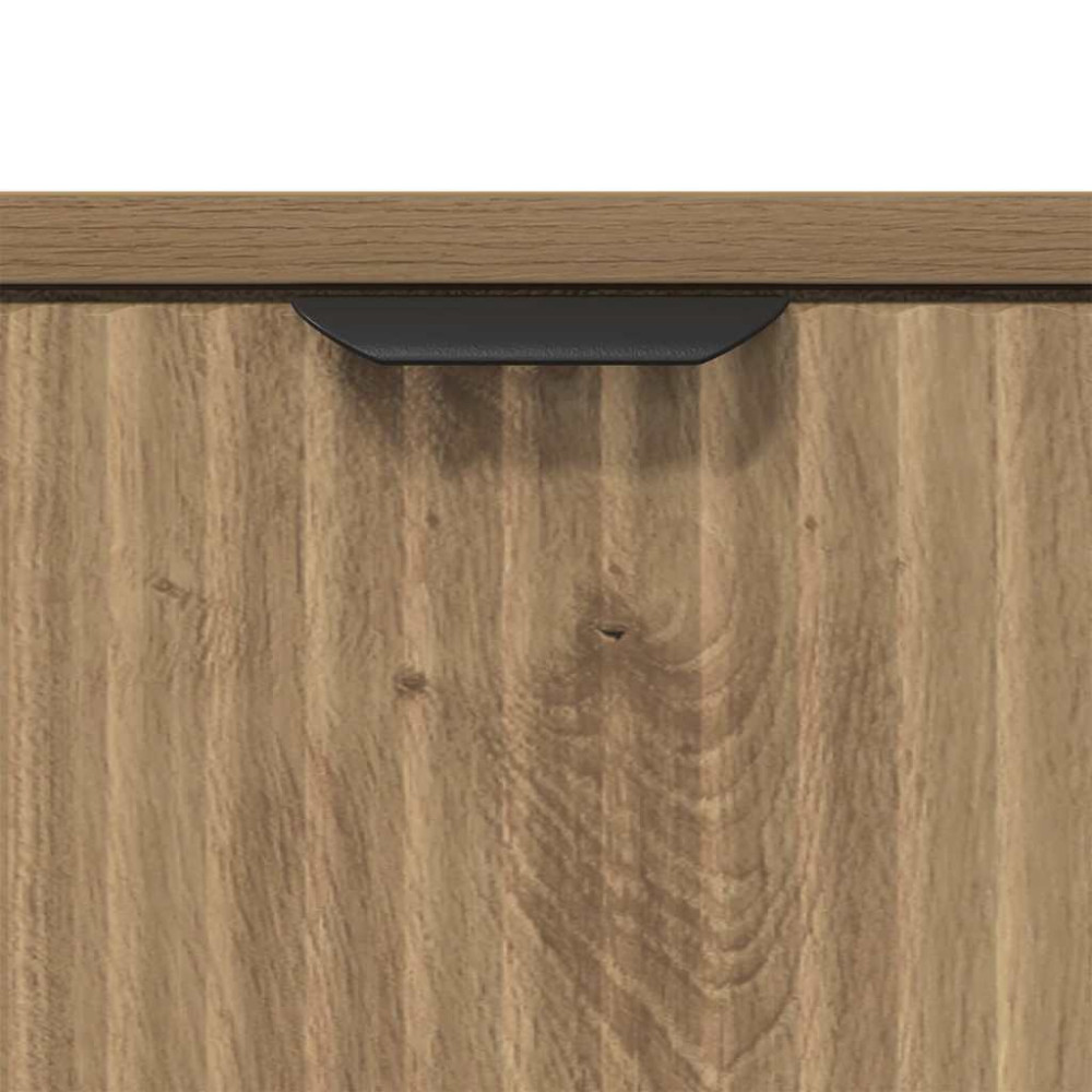 Produktbild för Sängbord med låda artisan ek 63.5 x 36 x 61 cm Konstruerat trä