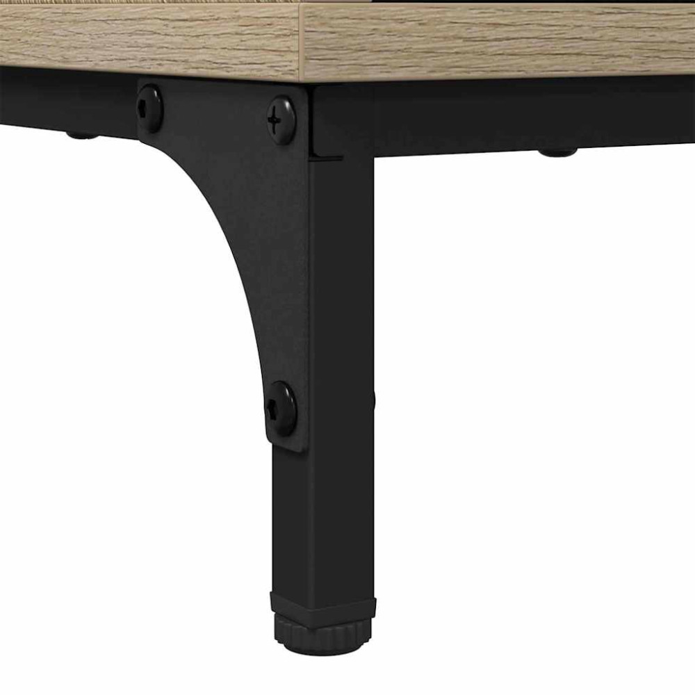 Produktbild för Nattduksbord med låda Sonoma ek 49 x 36 x 61 cm Konstruerat trä
