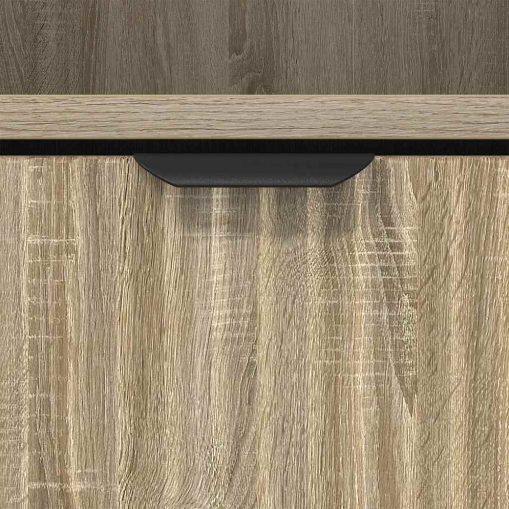 Produktbild för Nattduksbord 2 pcs Sonoma ek 49 x 36 x 61 cm Konstruerat trä