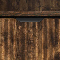 Produktbild för Nattduksbord 2 pcs Rökfärgad ek 49 x 36 x 61 cm Konstruerat trä