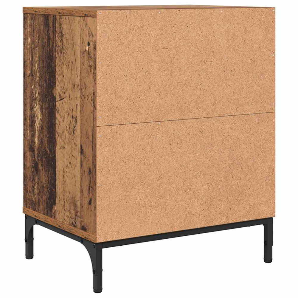 Produktbild för Nattduksbord Gammalt trä 49 x 36 x 61 cm Konstruerat trä