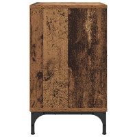 Produktbild för Nattduksbord 2 pcs Gammalt trä 49 x 36 x 61 cm Konstruerat trä
