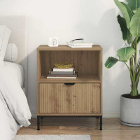 Produktbild för Nattduksbord artisan ek 49 x 36 x 61 cm Konstruerat trä