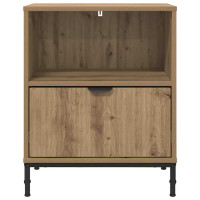 Produktbild för Nattduksbord artisan ek 49 x 36 x 61 cm Konstruerat trä