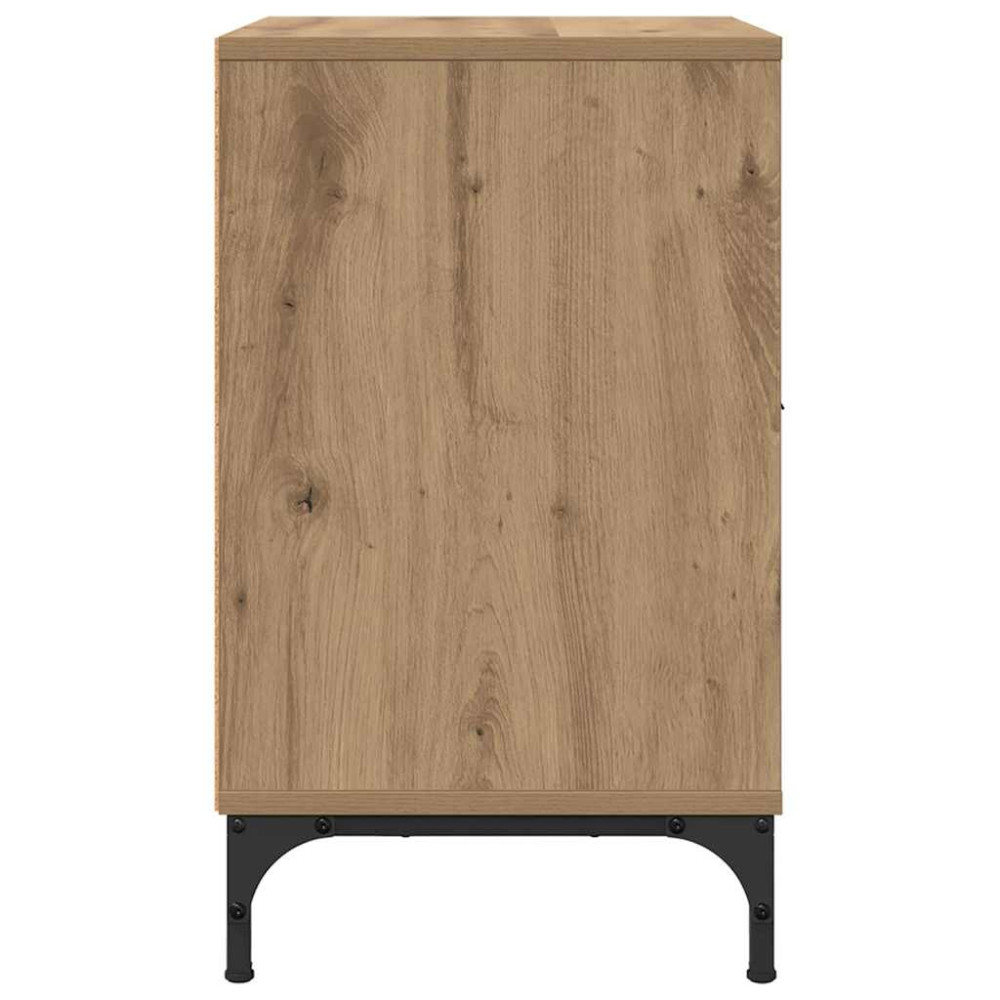 Produktbild för Nattduksbord artisan ek 49 x 36 x 61 cm Konstruerat trä