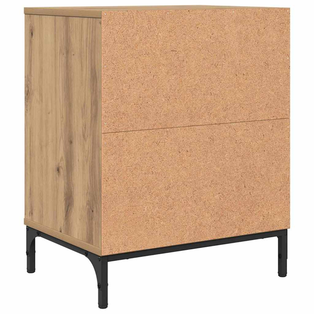 Produktbild för Nattduksbord artisan ek 49 x 36 x 61 cm Konstruerat trä