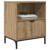 Produktbild för Nattduksbord 2 pcs artisan ek 49 x 36 x 61 cm Konstruerat trä