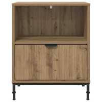 Produktbild för Nattduksbord 2 pcs artisan ek 49 x 36 x 61 cm Konstruerat trä