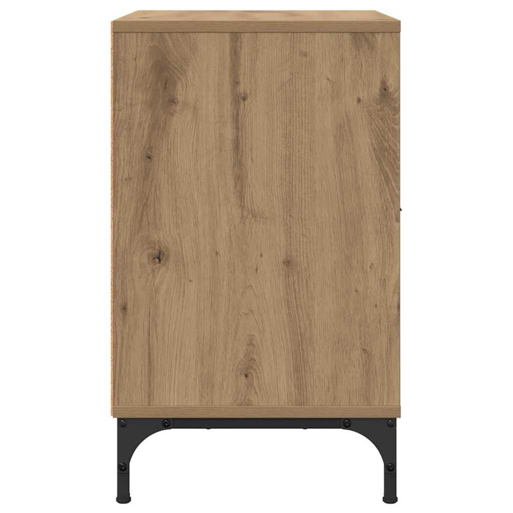 Produktbild för Nattduksbord 2 pcs artisan ek 49 x 36 x 61 cm Konstruerat trä
