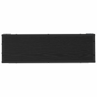 Produktbild för Vägg hylla med hylla Väggmonterad Svart Ek 65 x 20 x 60 cm