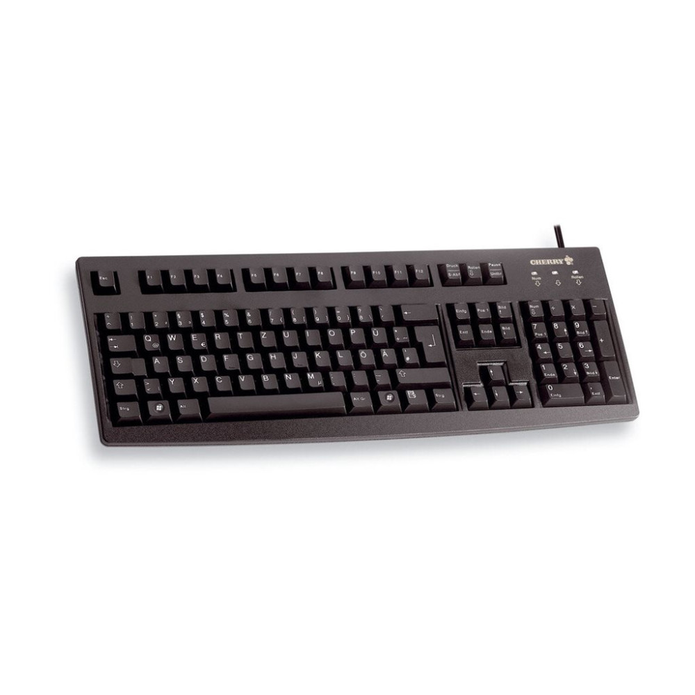 Produktbild för CHERRY G83-6104 - tangentbord - amerikansk - svart Inmatningsenhet