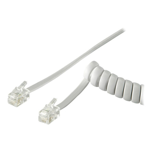 Goobay goobay telefonkabel - 4 m - vit