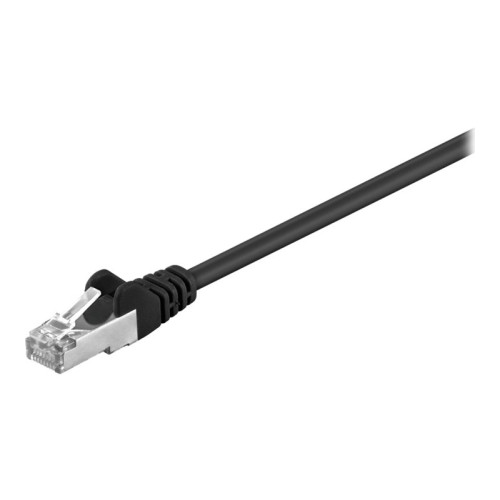 Goobay patch-kabel - 50 cm - svart - Övrigt inom Kablar & Kontakter