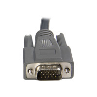 Produktbild för StarTech.com 6 ft Ultra-Thin USB VGA 2-in-1 KVM Cable (SVUSBVGA6) - tangentbords-/video-/muskabel - 1.8 m