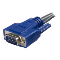 Produktbild för StarTech.com 6 ft Ultra-Thin USB VGA 2-in-1 KVM Cable (SVUSBVGA6) - tangentbords-/video-/muskabel - 1.8 m