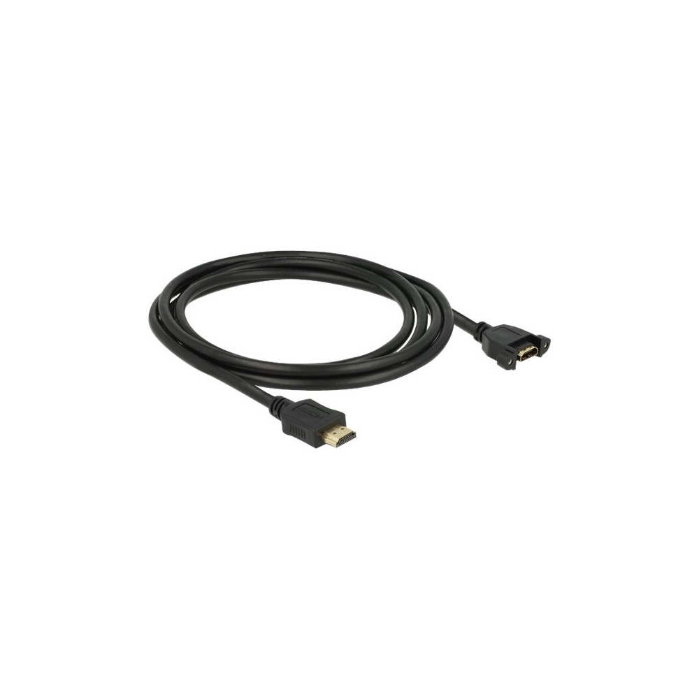 Produktbild för Delock HDMI-förlängningskabel med Ethernet - 2 m