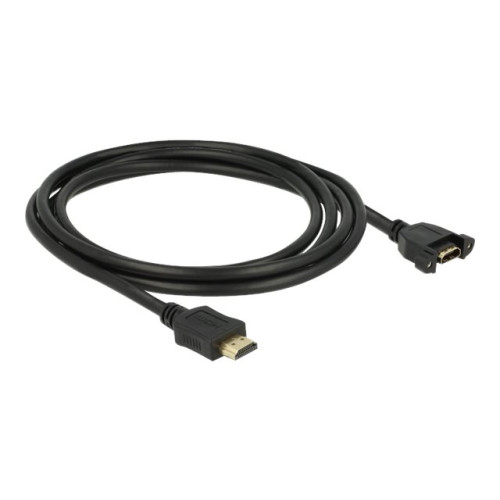 DeLOCK Delock HDMI-förlängningskabel med Ethernet - 2 m