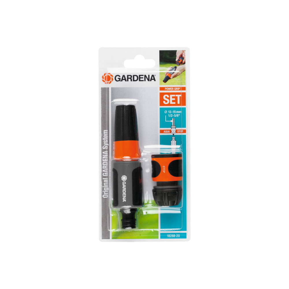 Produktbild för Gardena Stop "n" Spray Set - vattenstopp