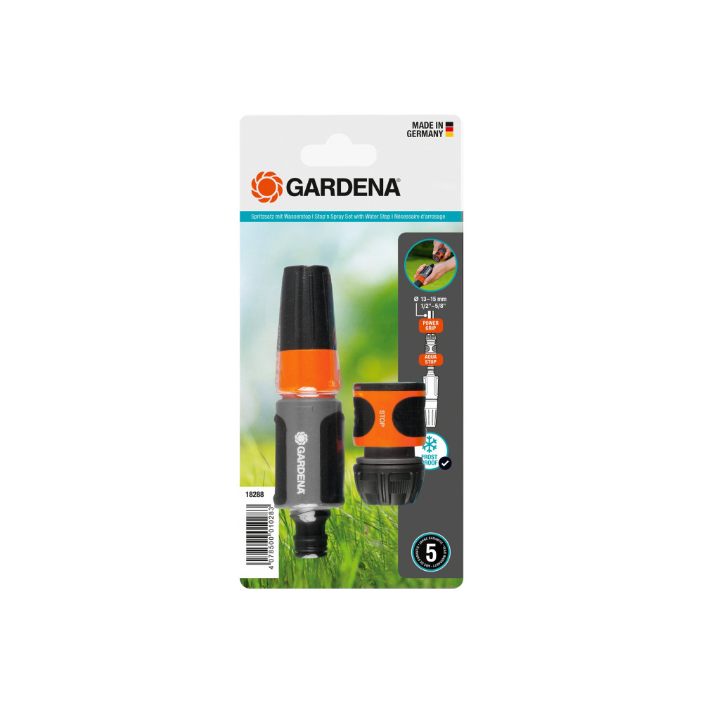 Produktbild för Gardena Stop "n" Spray Set - vattenstopp