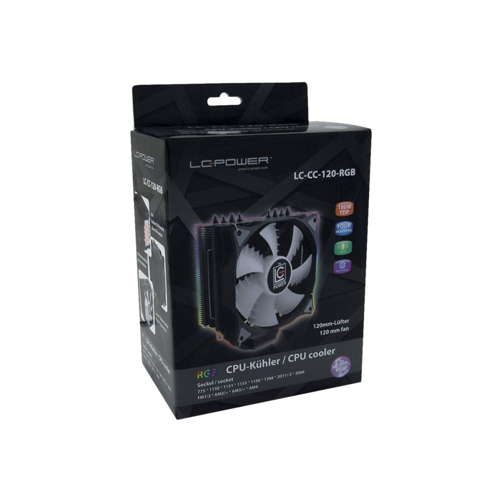 Produktbild för LC Power Cosmo Cool LC-CC-120-RGB - processorkylare