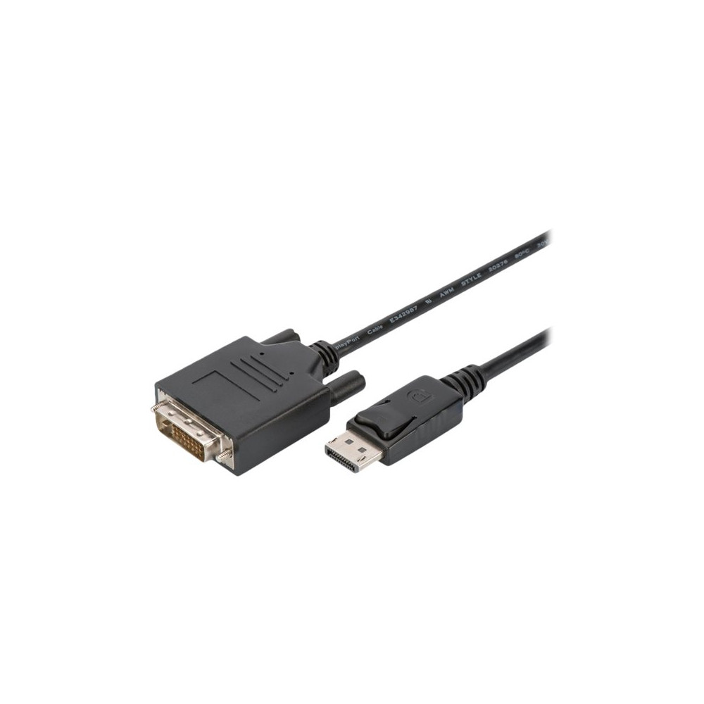Produktbild för ASSMANN - videoadapterkabel - DisplayPort till DVI-D - 2 m