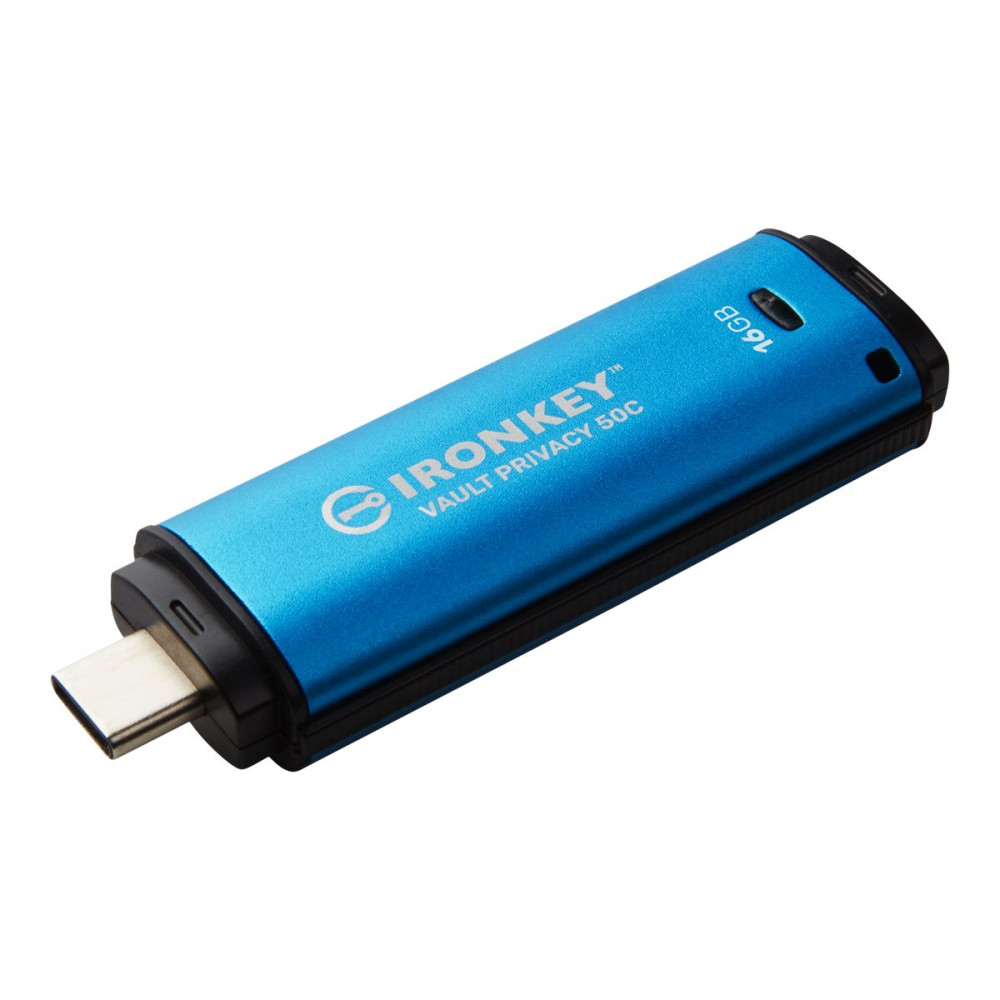 Produktbild för Kingston IronKey Vault Privacy 50C - USB flash-enhet - 16 GB - TAA-kompatibel