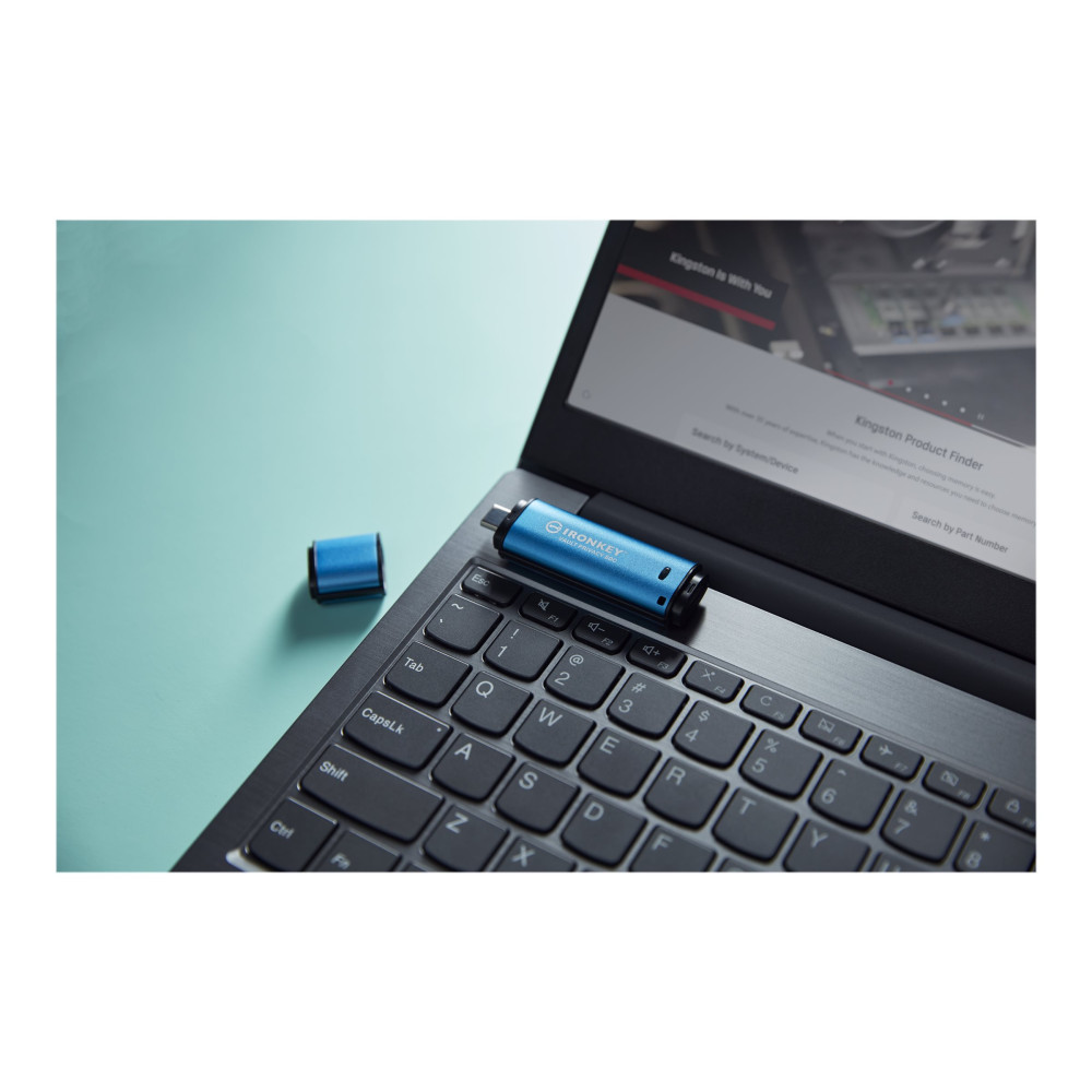 Produktbild för Kingston IronKey Vault Privacy 50C - USB flash-enhet - 16 GB - TAA-kompatibel