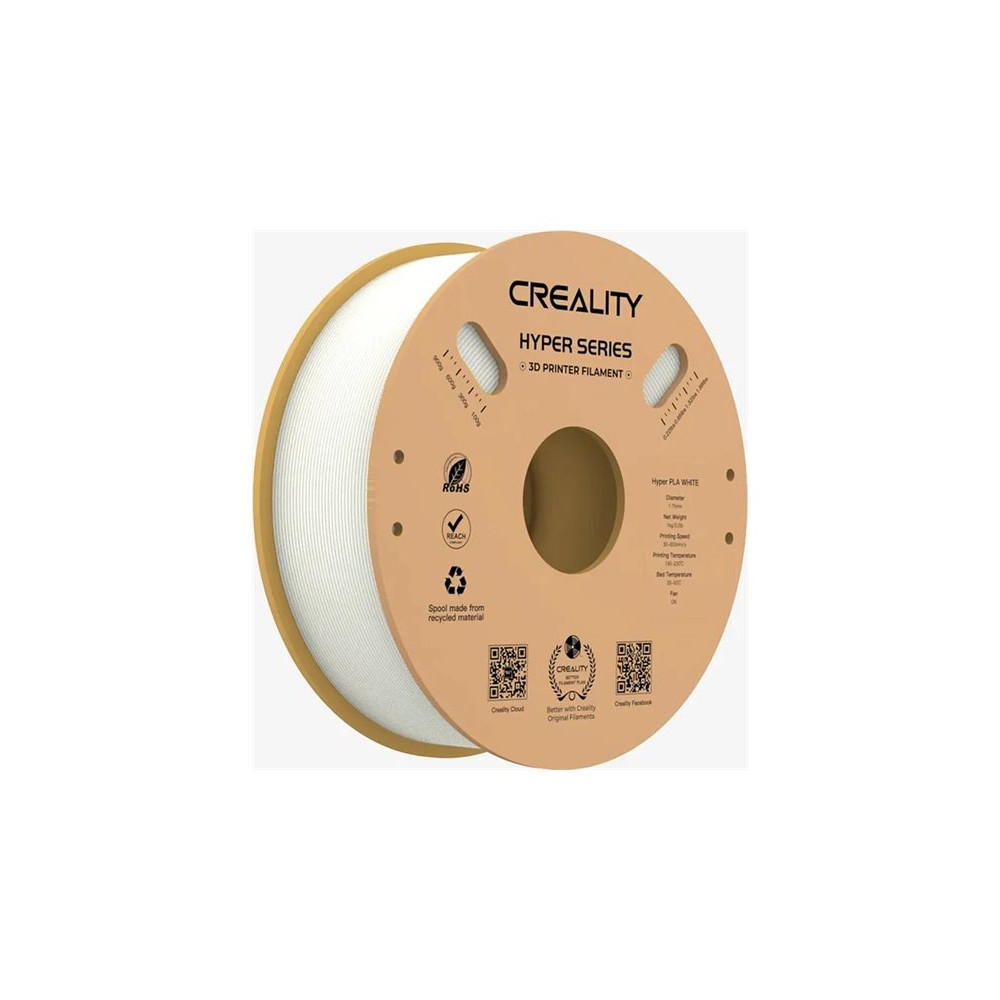 Produktbild för Creality3D Hyper Series - vit - PLA-fiber