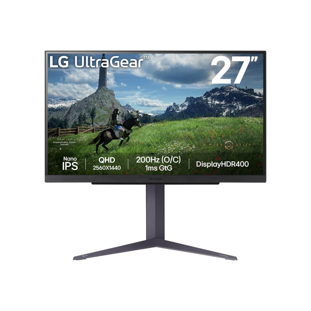 Produktbild för LG UltraGear 27GS85QX-B - LED-skärm - QHD - 27" - HDR