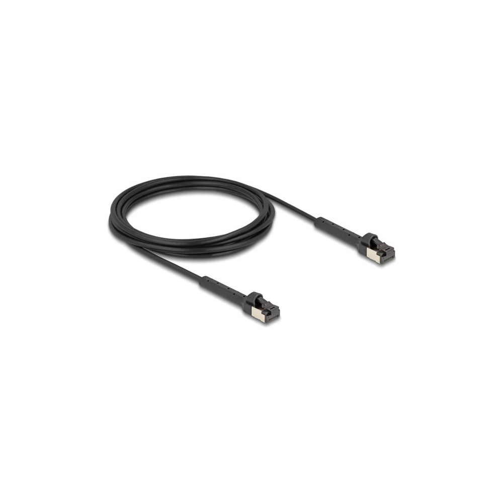 Produktbild för Delock patch-kabel - 3 m - svart