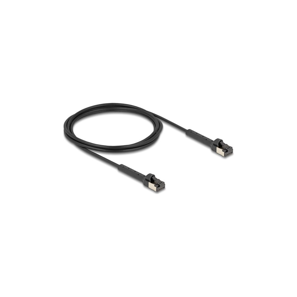 Produktbild för Delock patch-kabel - 2 m - svart