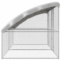 Produktbild för Hönshus 2 pcs Silver 400 x 200 x 200 cm Galvaniserat Stål