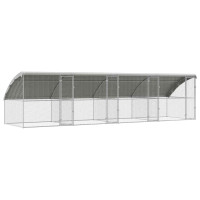Produktbild för Hönshus 4 pcs Silver 800 x 200 x 200 cm Galvaniserat Stål