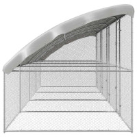 Produktbild för Hönshus 4 pcs Silver 800 x 200 x 200 cm Galvaniserat Stål