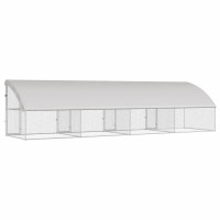 Produktbild för Hönshus 4 pcs Silver 800 x 200 x 200 cm Galvaniserat Stål