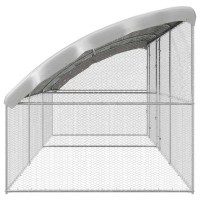 Produktbild för Hönshus 3 pcs Silver 600 x 200 x 200 cm Galvaniserat Stål