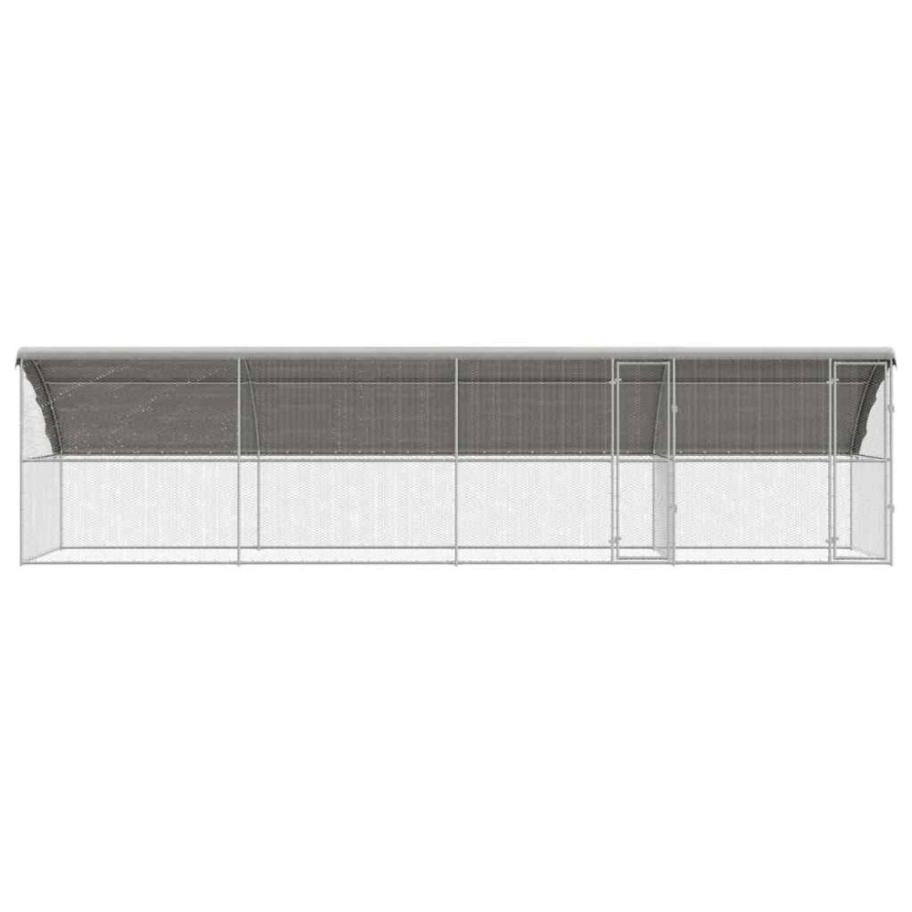 Produktbild för Hönshus 4 pcs Silver 800 x 200 x 200 cm Galvaniserat Stål