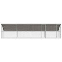 Produktbild för Hönshus 4 pcs Silver 800 x 200 x 200 cm Galvaniserat Stål