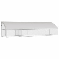 Produktbild för Hönshus 4 pcs Silver 800 x 200 x 200 cm Galvaniserat Stål