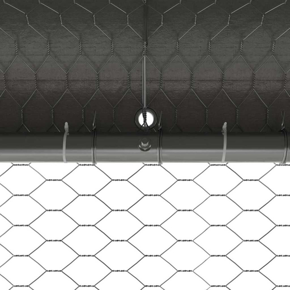 Produktbild för Hönshus 4 pcs Silver 800 x 200 x 200 cm Galvaniserat Stål