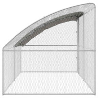 Produktbild för Hönshus 2 pcs Silver 400 x 200 x 200 cm Stål och PE