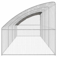 Produktbild för Hönshus 4 pcs Silver 800 x 200 x 200 cm Stål och PE