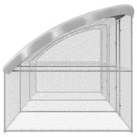 Produktbild för Hönshus 3 pcs Silver 600 x 200 x 200 cm Stål och PE