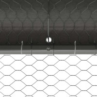 Produktbild för Hönshus 3 pcs Silver 600 x 200 x 200 cm Stål och PE