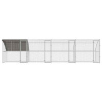 Produktbild för Hönshus 4 pcs Silver 800 x 200 x 200 cm Stål och PE