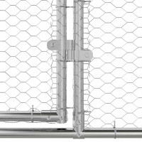 Produktbild för Hönshus 3 pcs Silver 600 x 200 x 200 cm Stål och PE